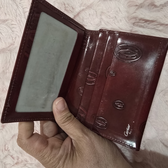Cartier Men's Brown Leather Wallet - Picture 1 of 4